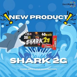 NEW PRODUCT ALERT! 🆕 SHARK 2G firecrackers from Jorge are here! 🦈💥 A pack of 20 pieces with a 2g charge for a massive...